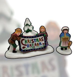 Department 56 New England Village Series Christmas Bazaar Sign - Thumbnail 4